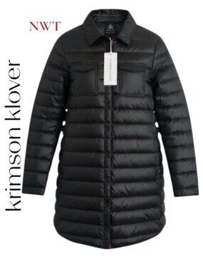 NWT Krimson Klover Black Annie Long Shacket Size Small